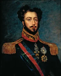 Portret van Dom Pedro, hertog van Bragança